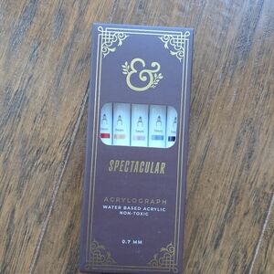 A&O 2026 March Sub Box - Spectacular - Glitter Acrylograph Set